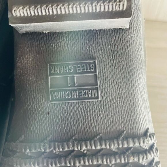 Nwot bearpaw Deborah Black/Grey rain boots with fur trim size 11 waterproof - Picture 7 of 8